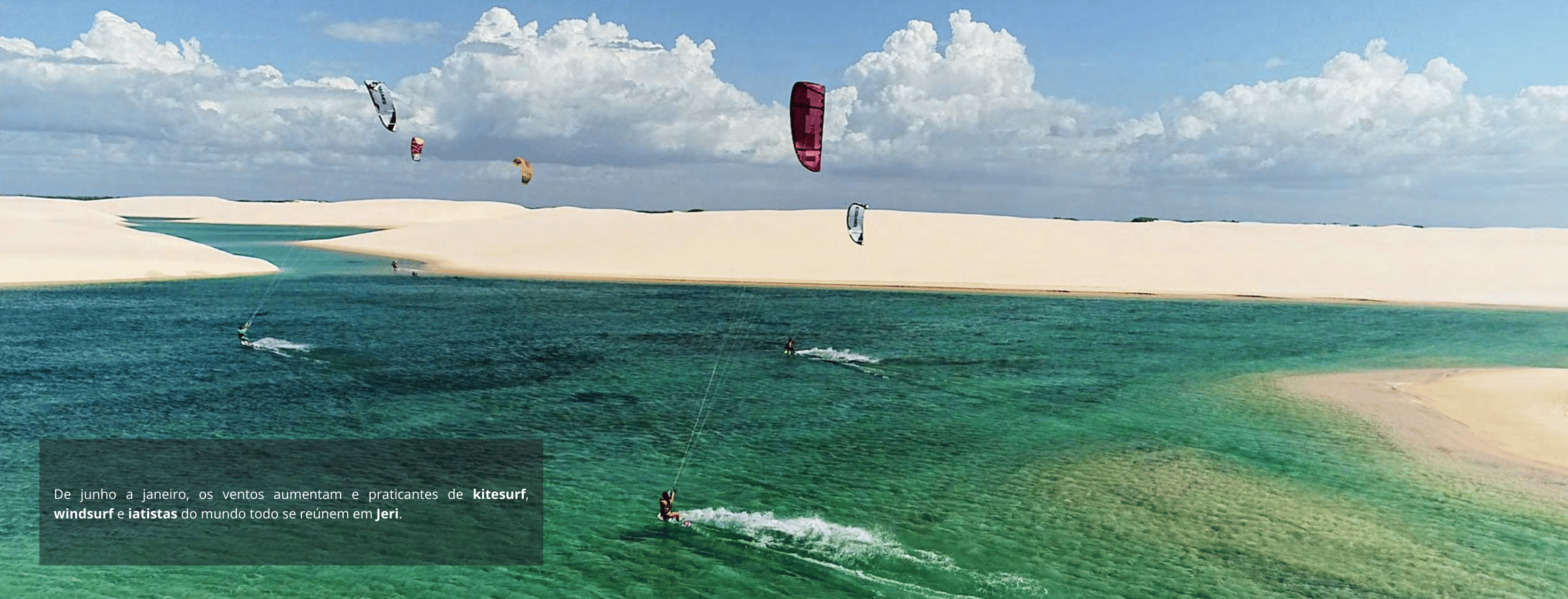 Kitesurf em Jeri
