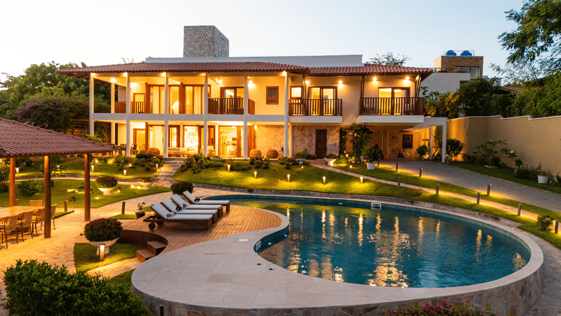 Casa com piscina